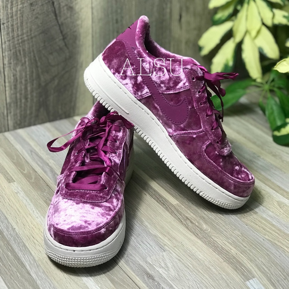 NWT Air Force 1 LV8 GS Tea Berry Kids AUTHENTIC - Picture 7 of 7